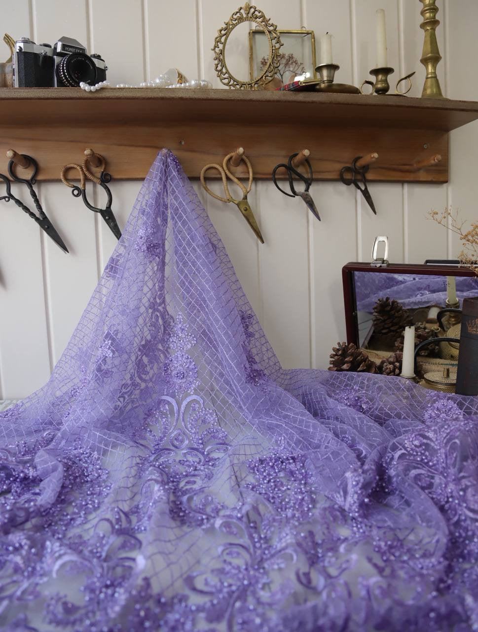 Dantel Leylak Renkte