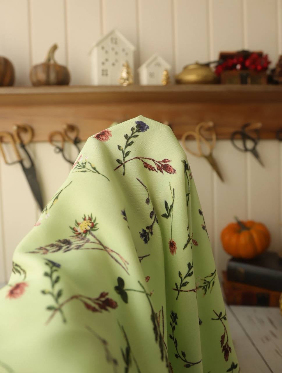 Pamuk Viskon Dökümlü Kumaş