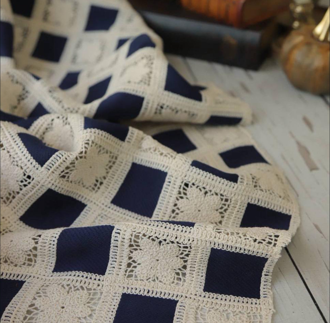 Pecwork pamuk dantel