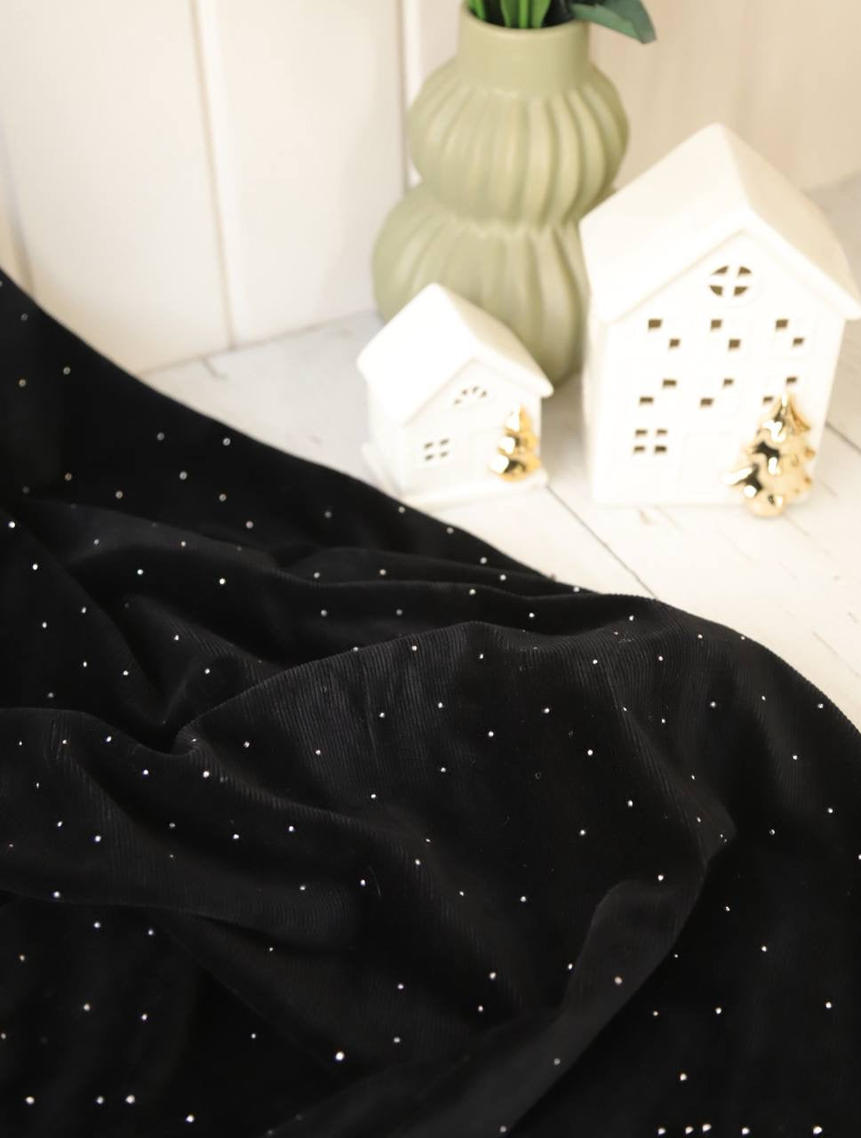 Esnek Fitilli Kadife Komple Taşlı