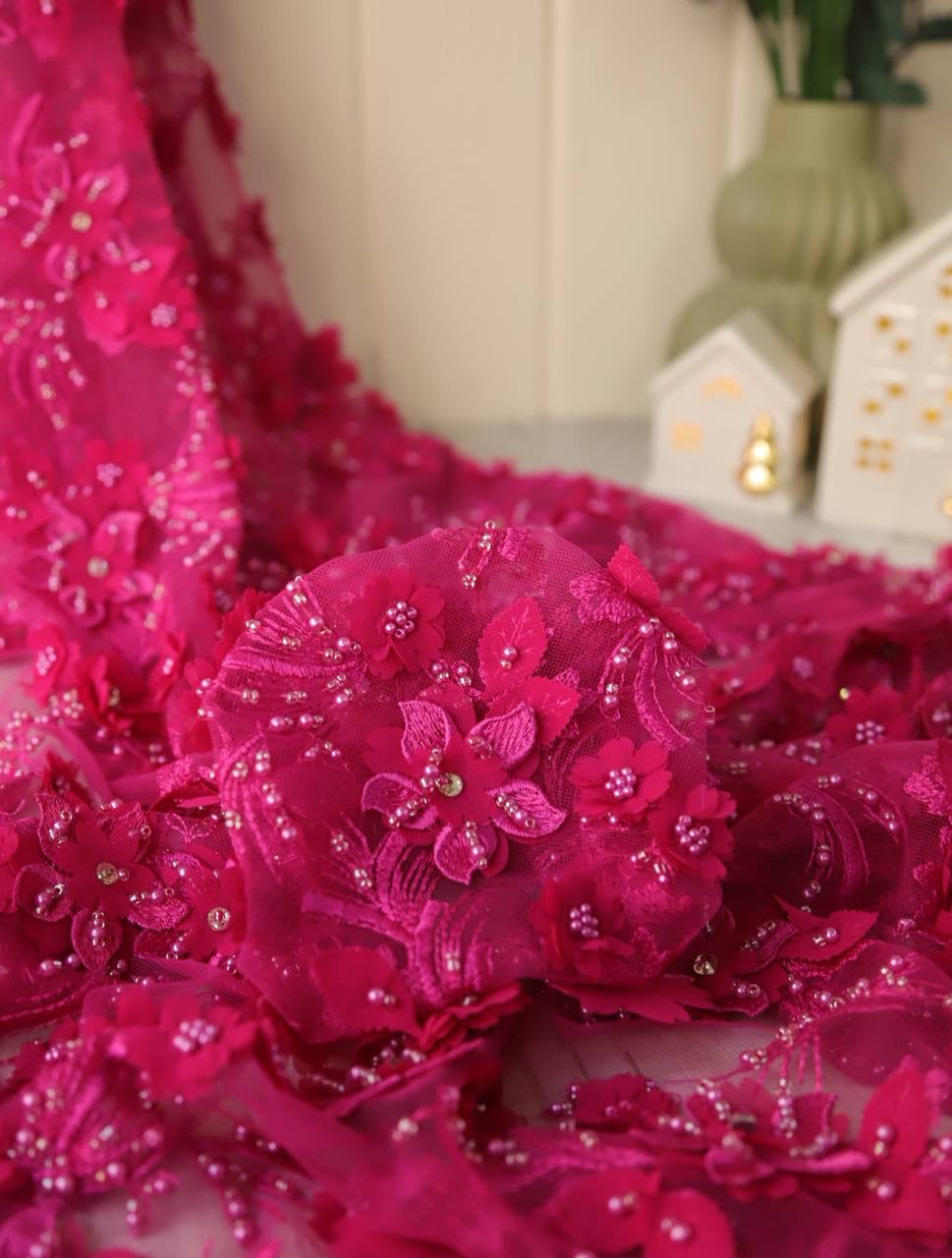 Üç Boyutlu Dantel 1.85m x 1.35m