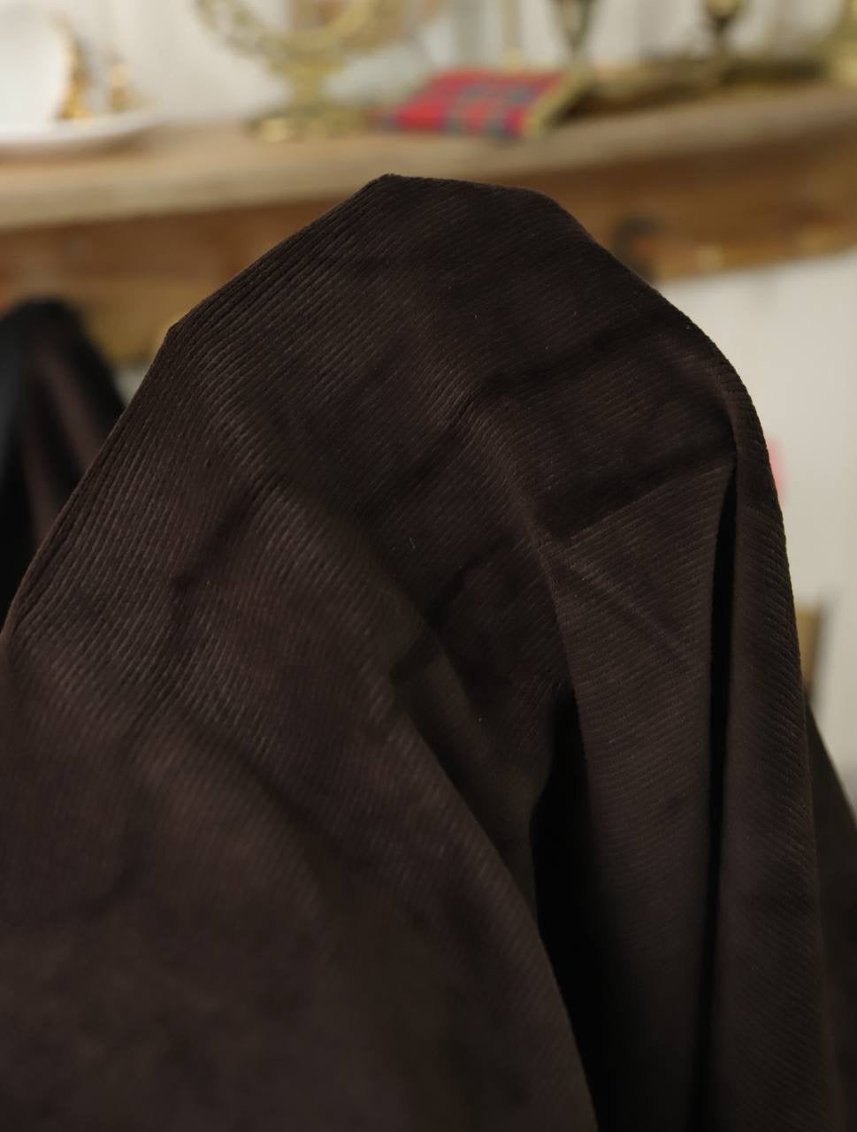 Fitilli kadife Acı Kahve Renk