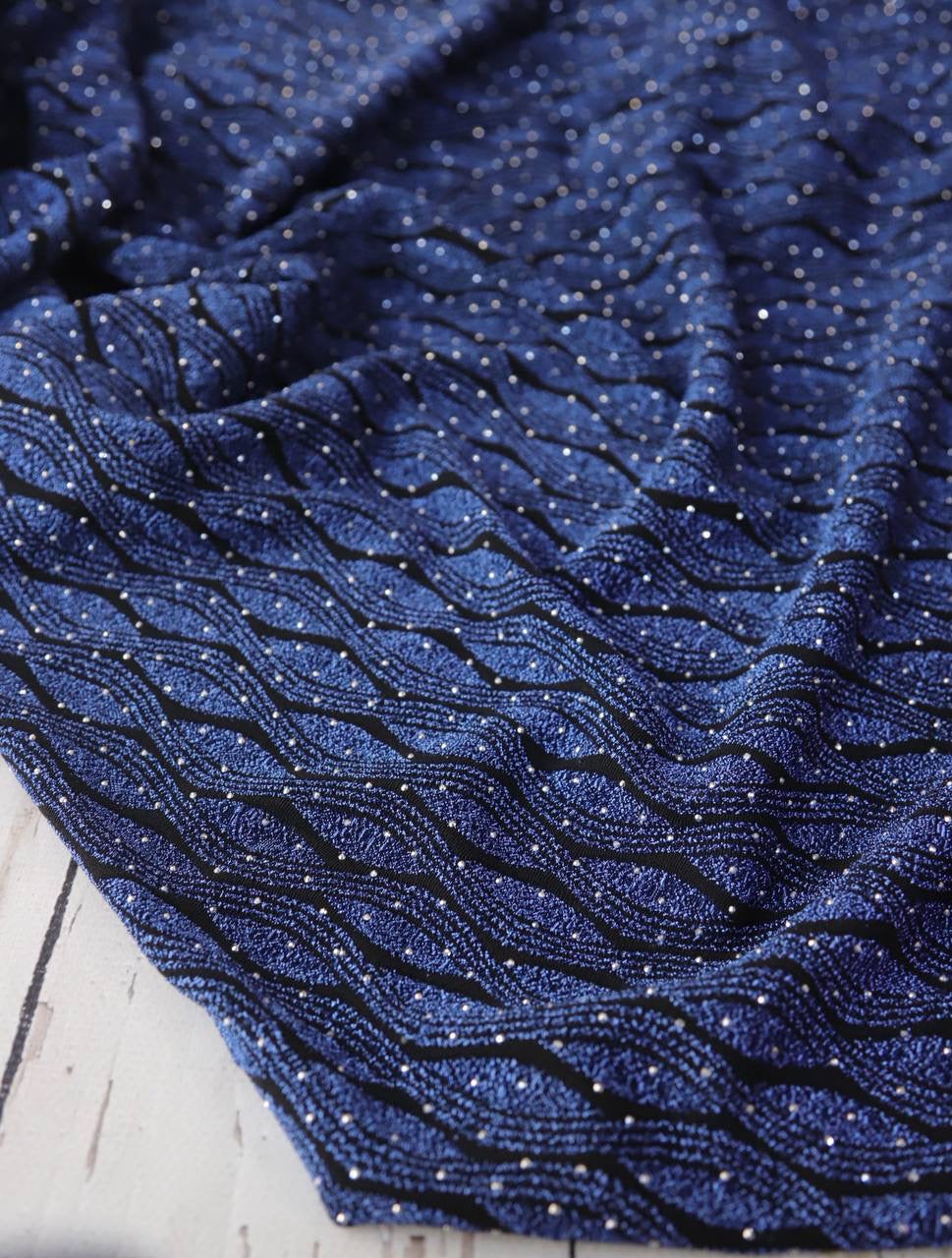 Taşlı simli interlok