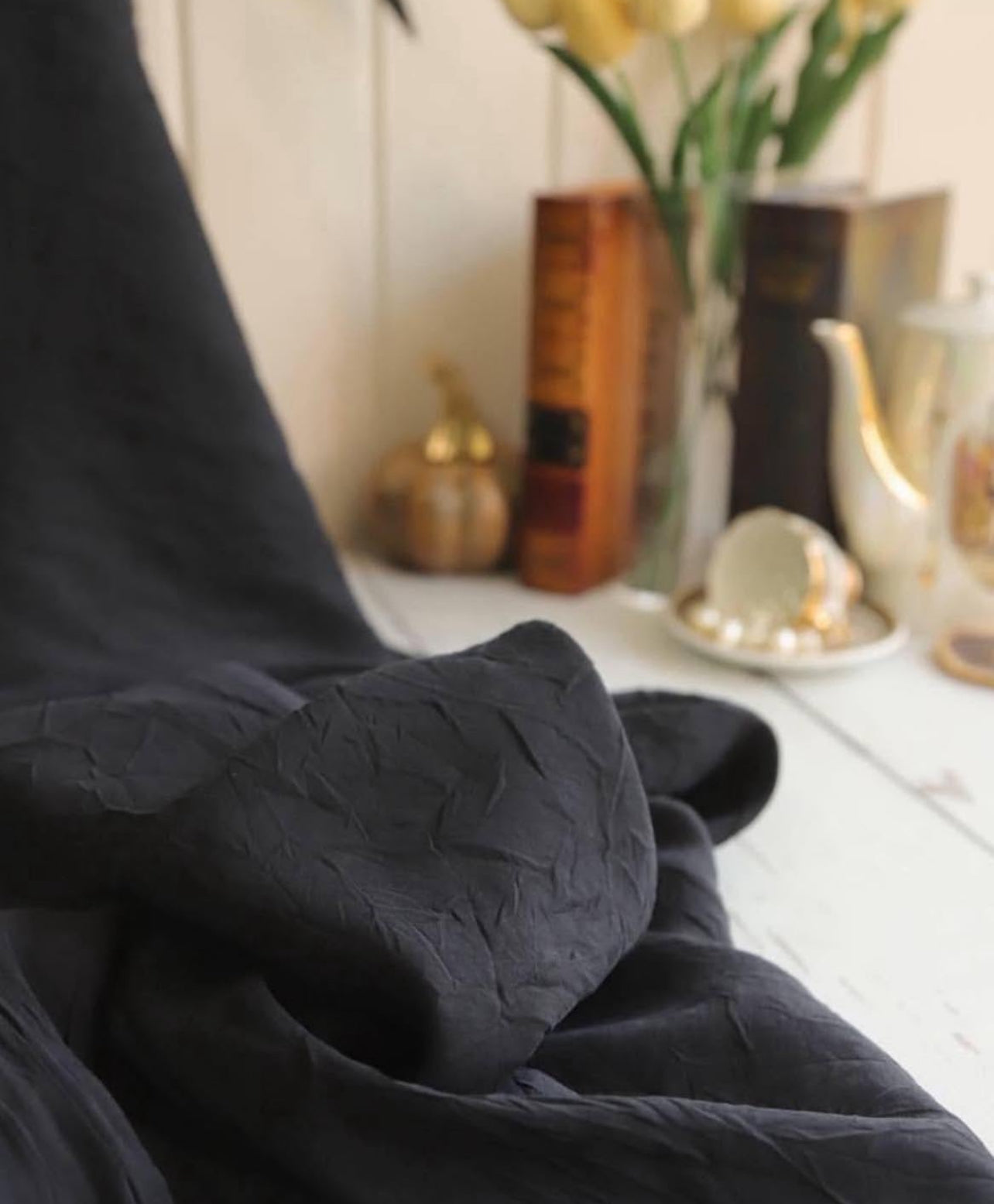 Kupra keten taşlanmış (düz)