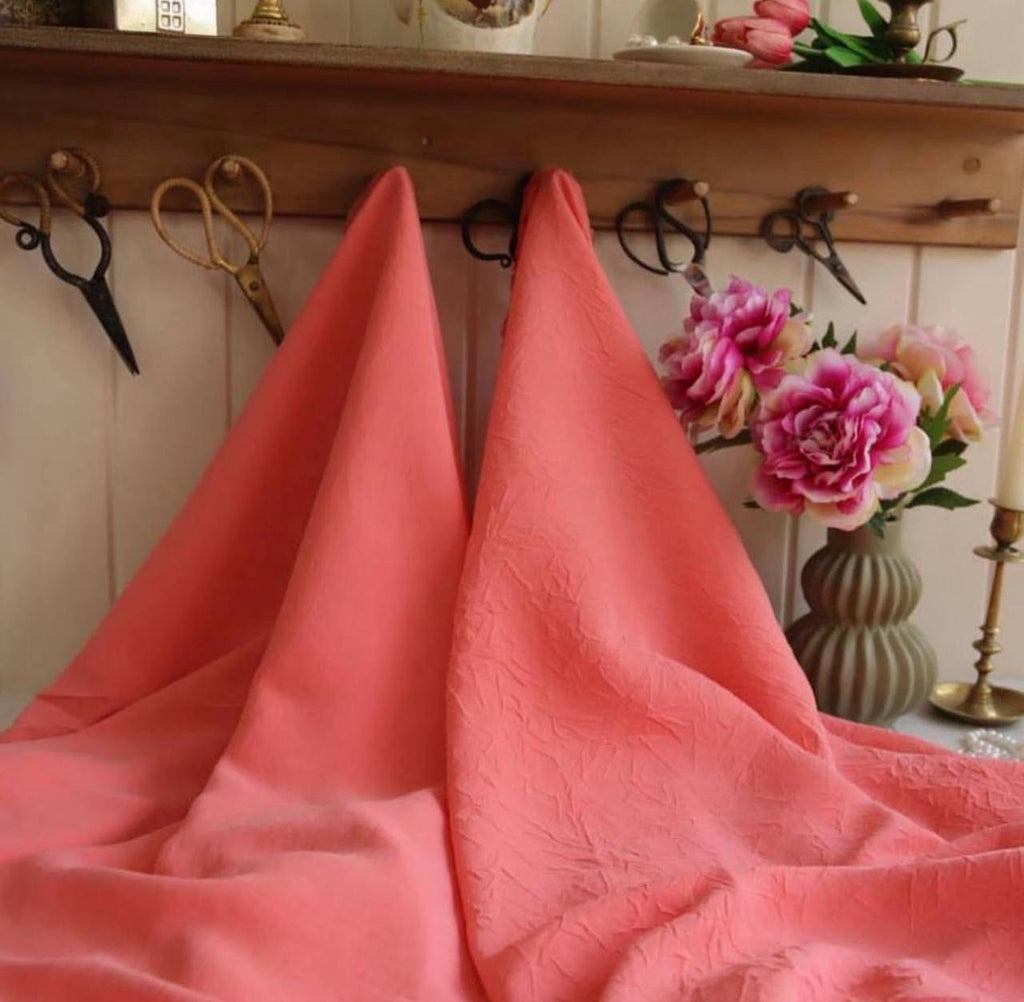 İpek Kupra Kumaş Düz