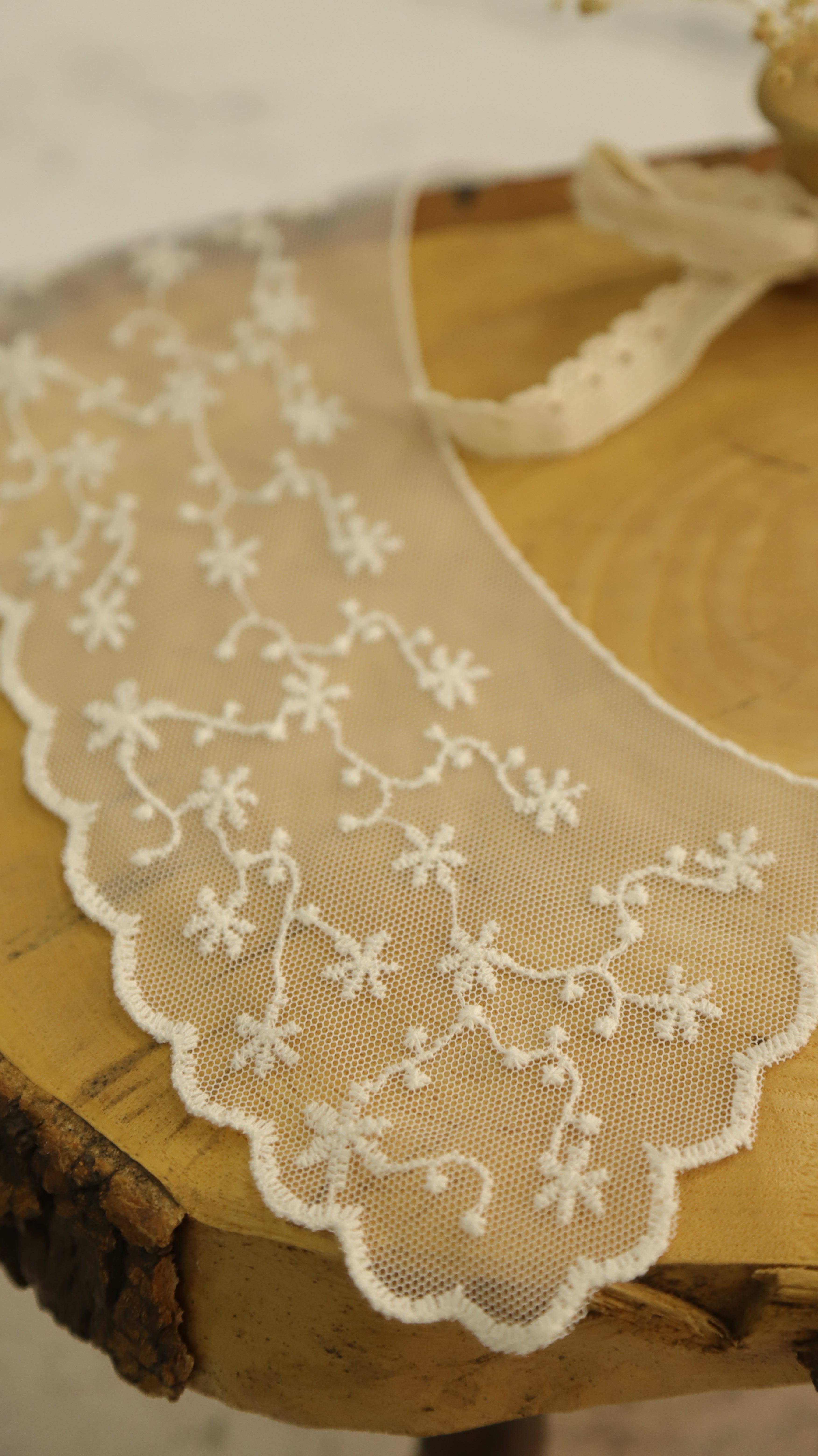 Zarif dantel yakalık