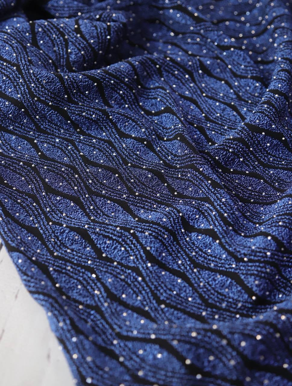 Taşlı simli interlok