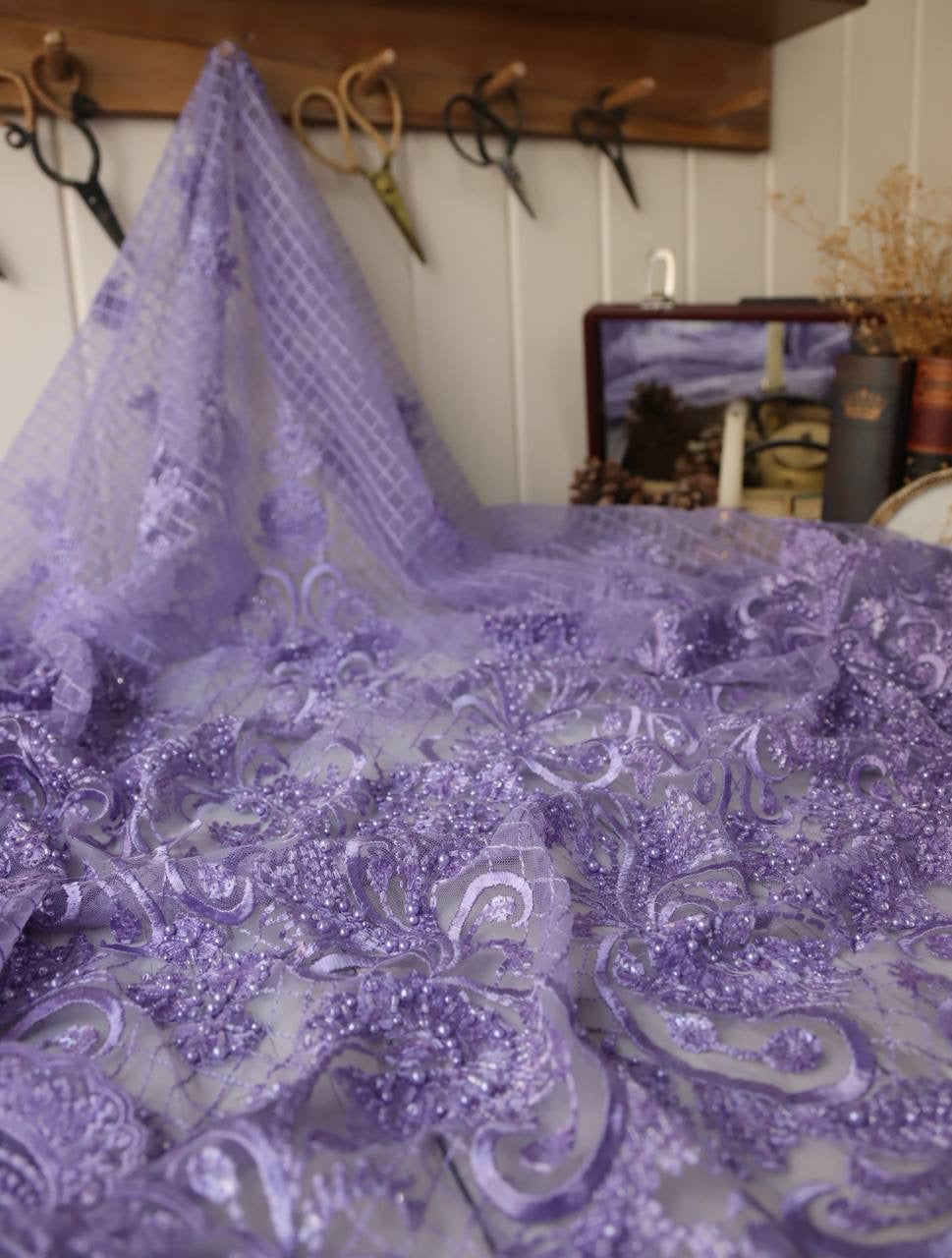 Dantel Leylak Renkte