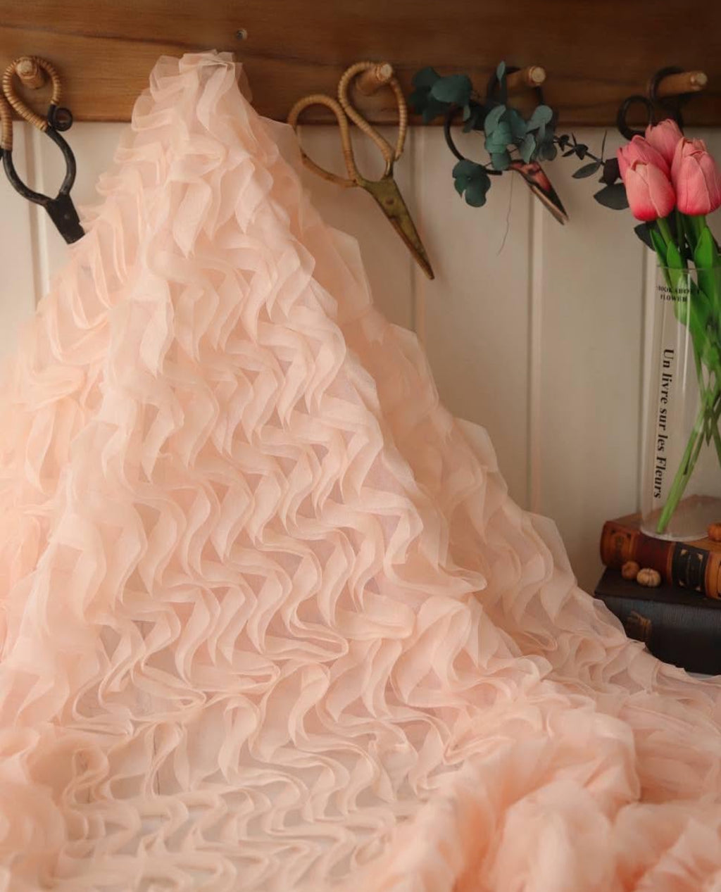 Damga Desenli İthal Kumaş