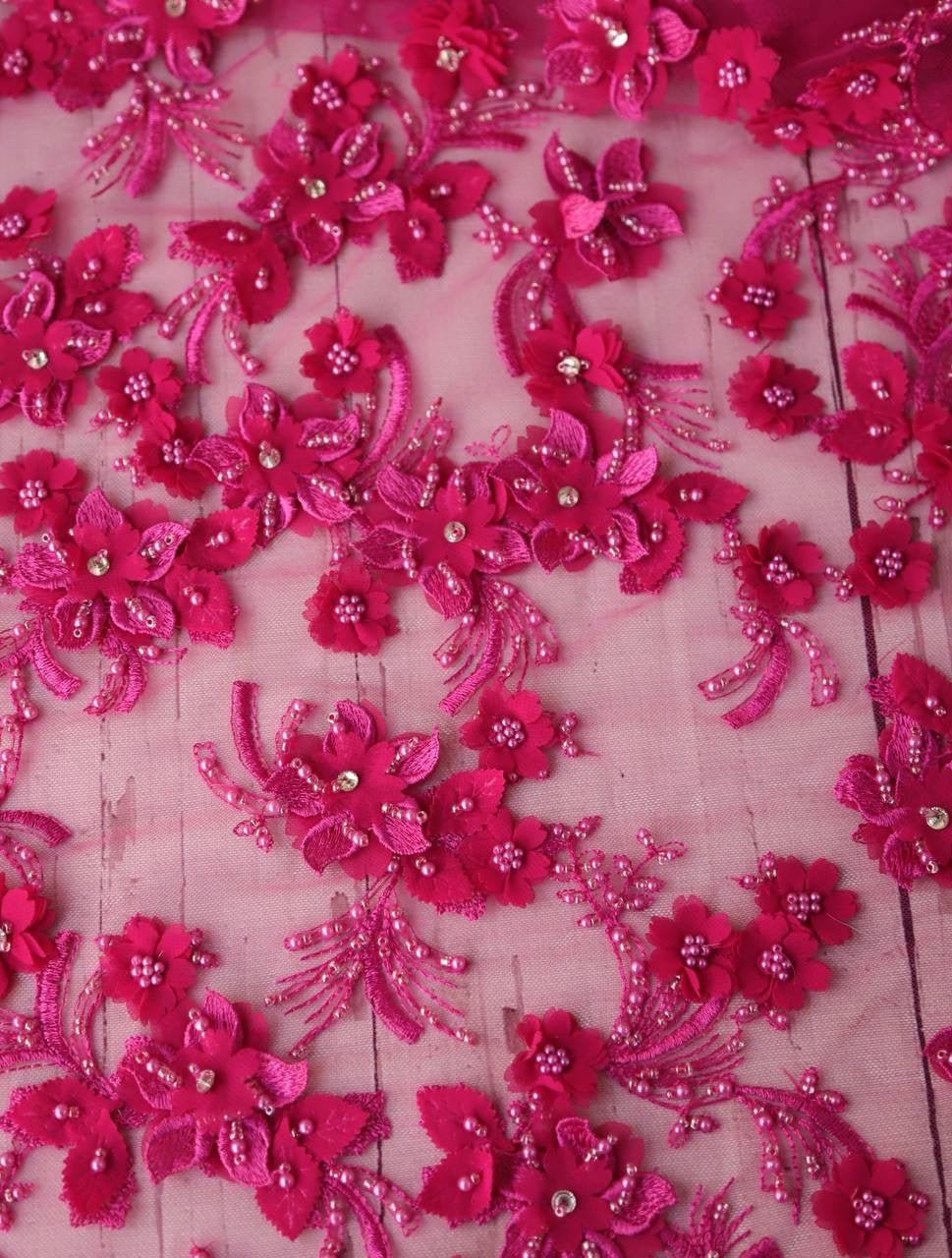 Üç Boyutlu Dantel 1.85m x 1.35m