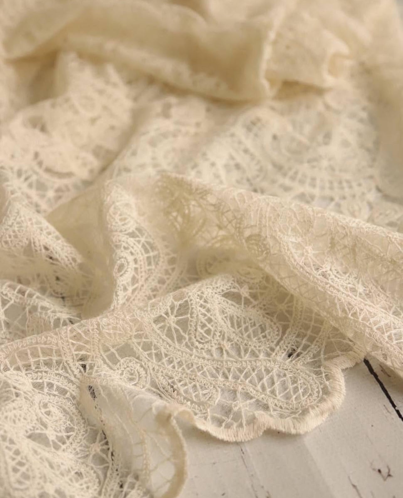 İthal pamuk dantel