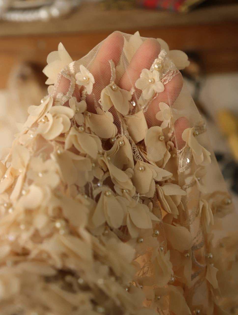 Üç Boyutlu Dantel Gold