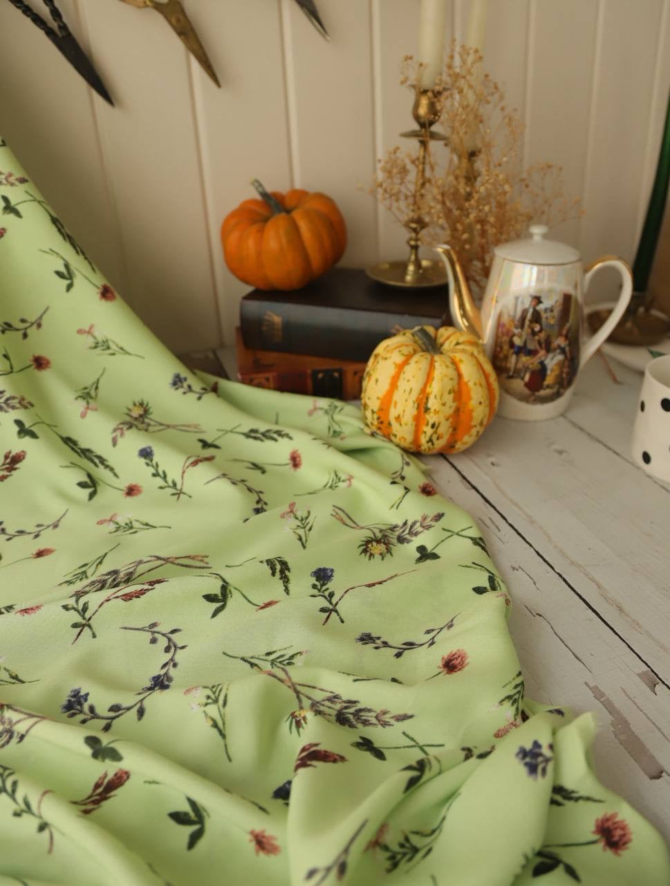 Pamuk Viskon Dökümlü Kumaş