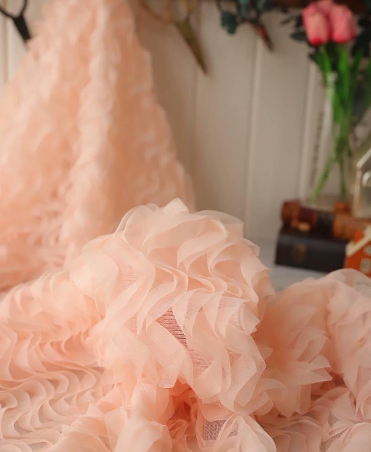 Damga Desenli İthal Kumaş