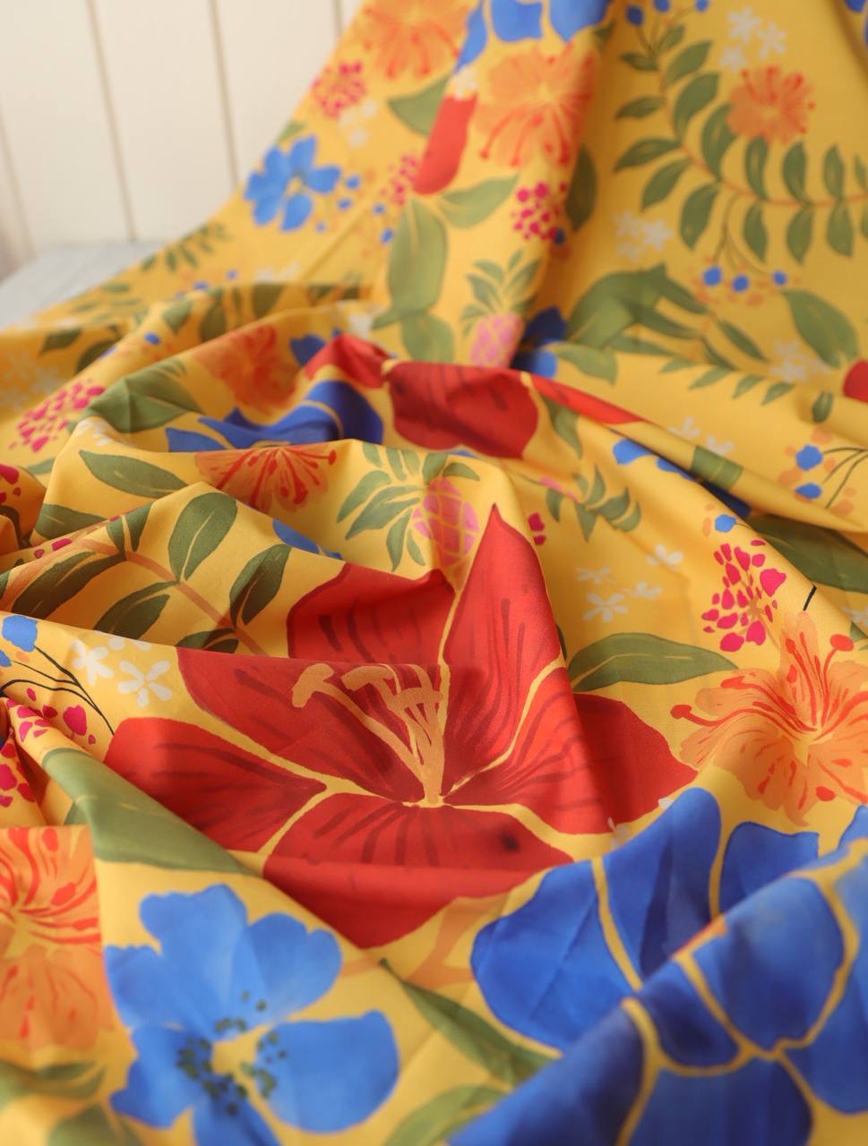 Pamuk poplin farmrio desen