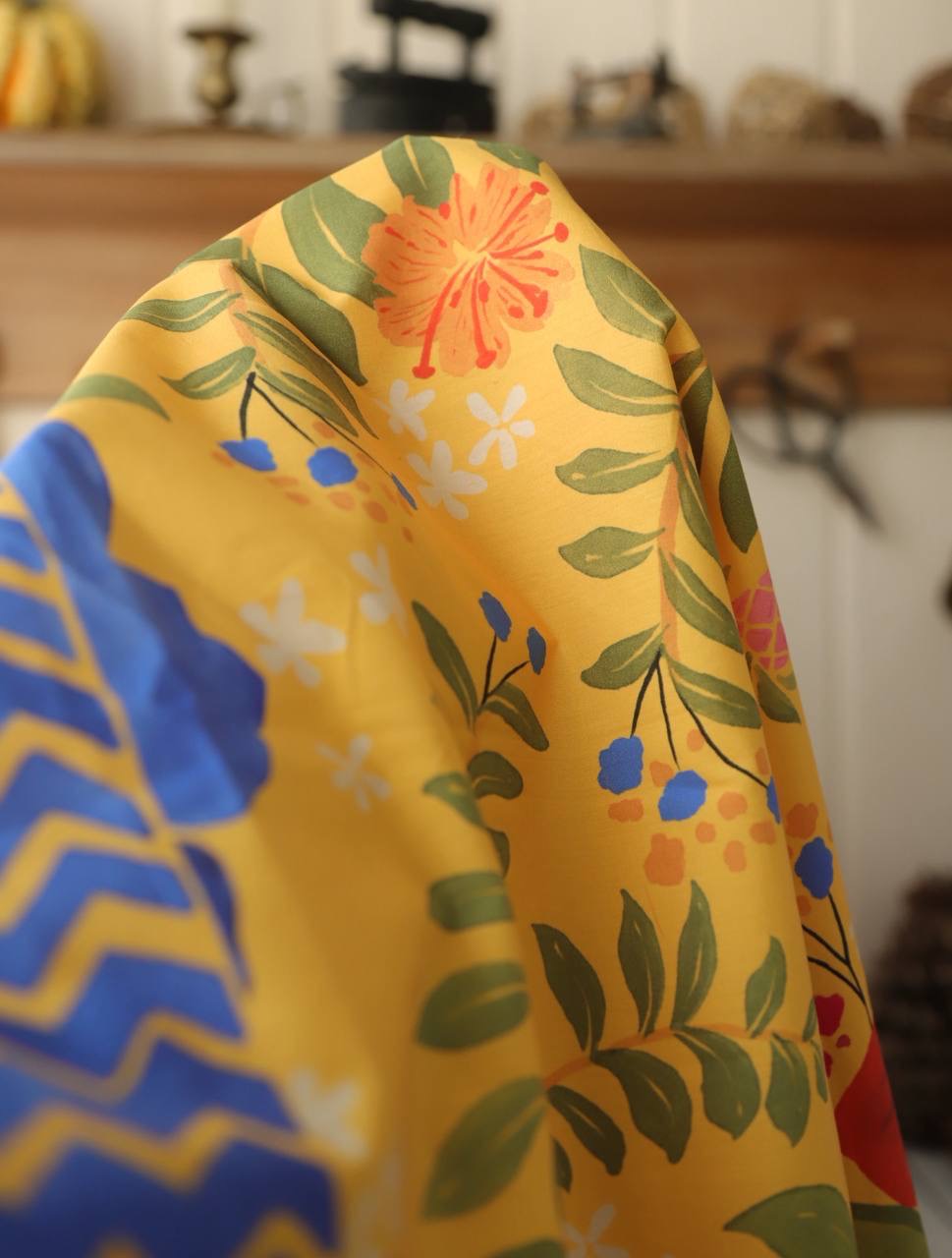 Pamuk poplin farmrio desen