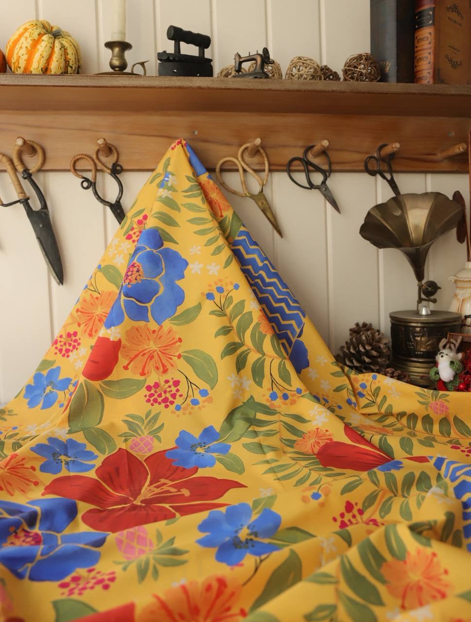 Pamuk poplin farmrio desen