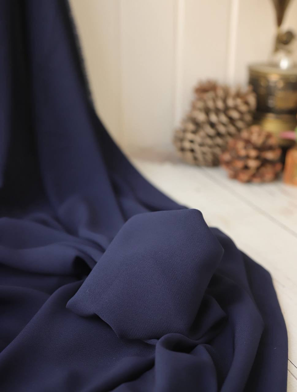 Mısır Medine ipeği Lacivert renk