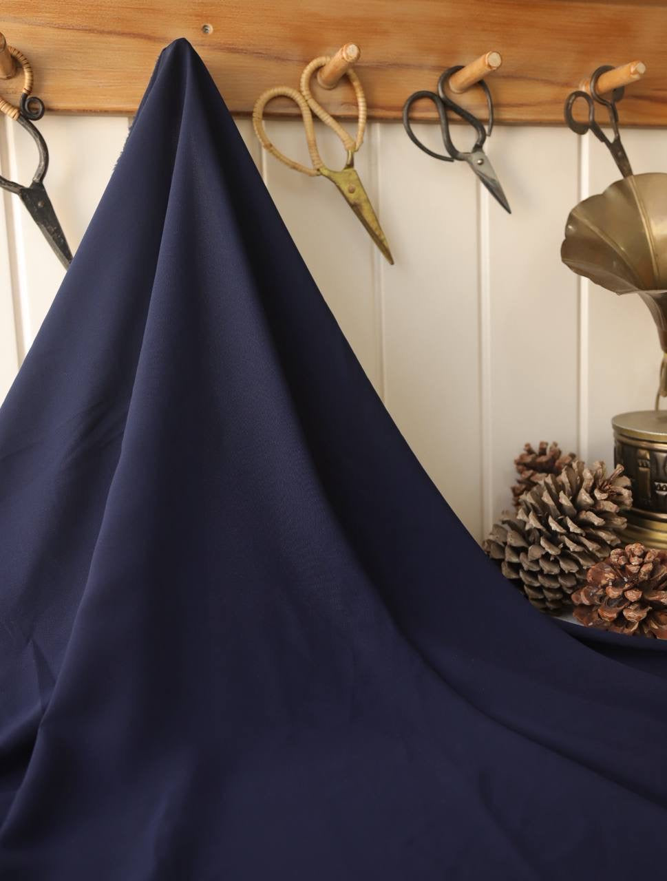 Mısır Medine ipeği Lacivert renk