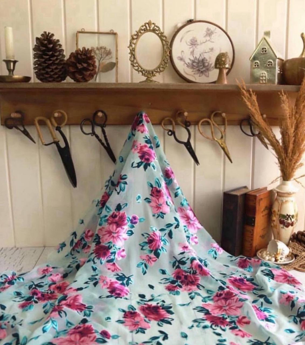 Yakma ipek şifon 3.20m x 1.35m