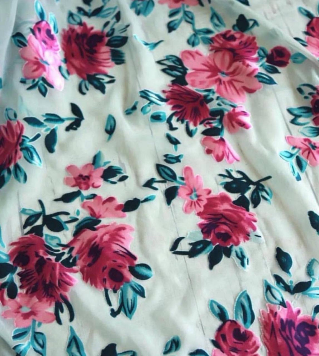 Yakma ipek şifon 3.20m x 1.35m