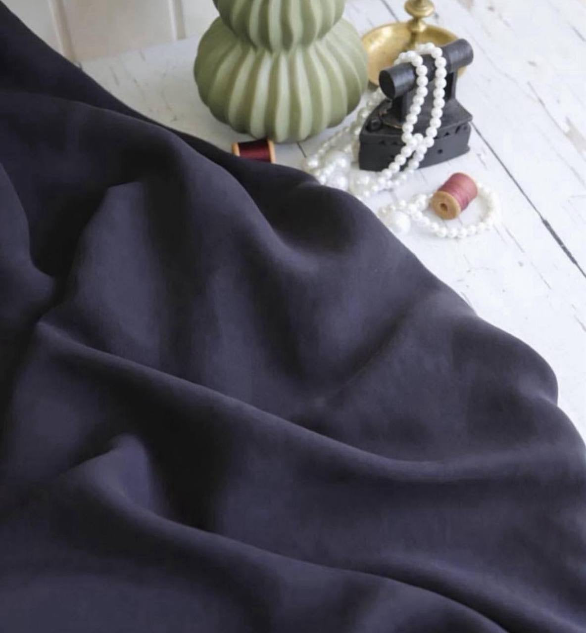 İpek Cupra keten taşlanmış