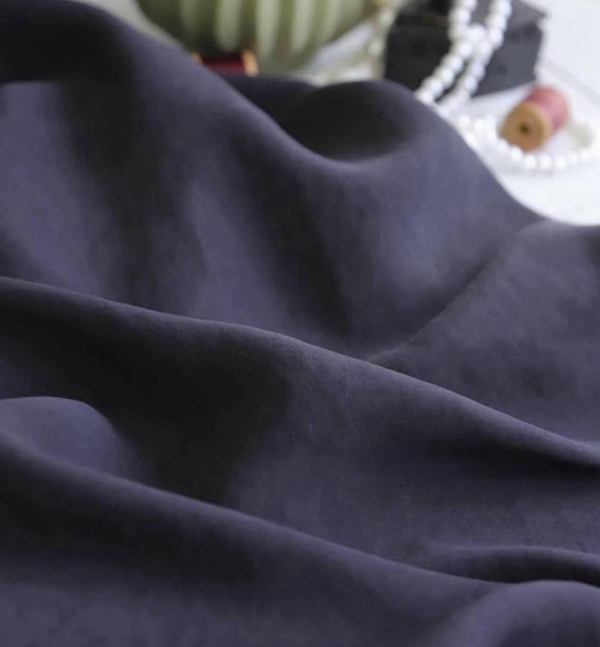 İpek Cupra keten taşlanmış