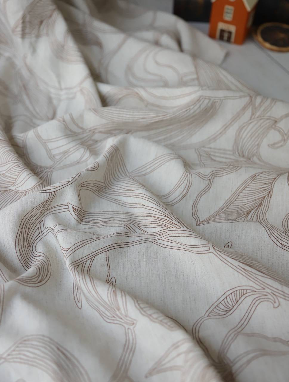 NATURAL pamuk keten 2m x 1.45m