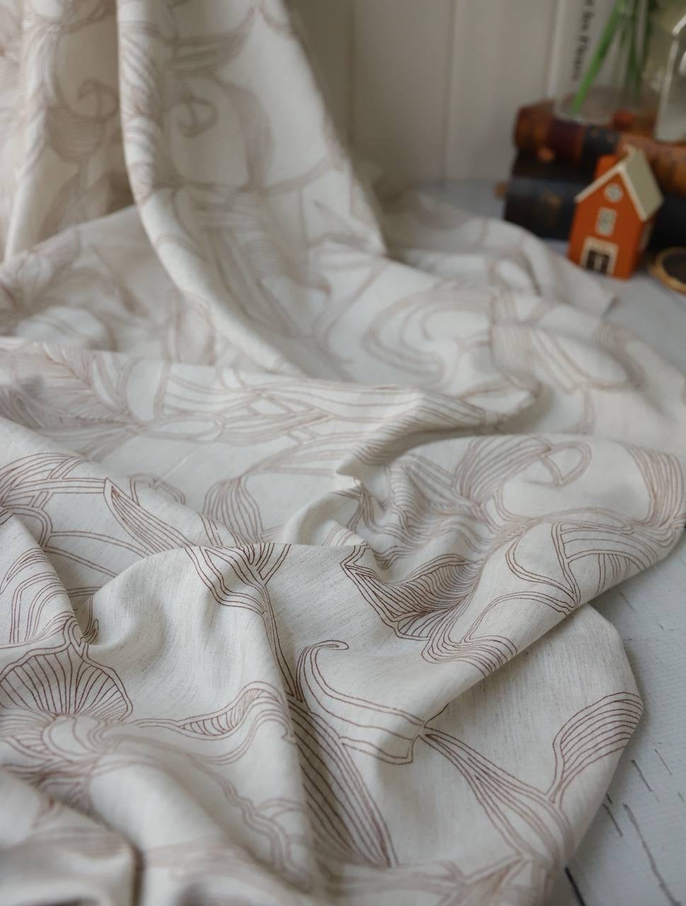 NATURAL pamuk keten 2m x 1.45m