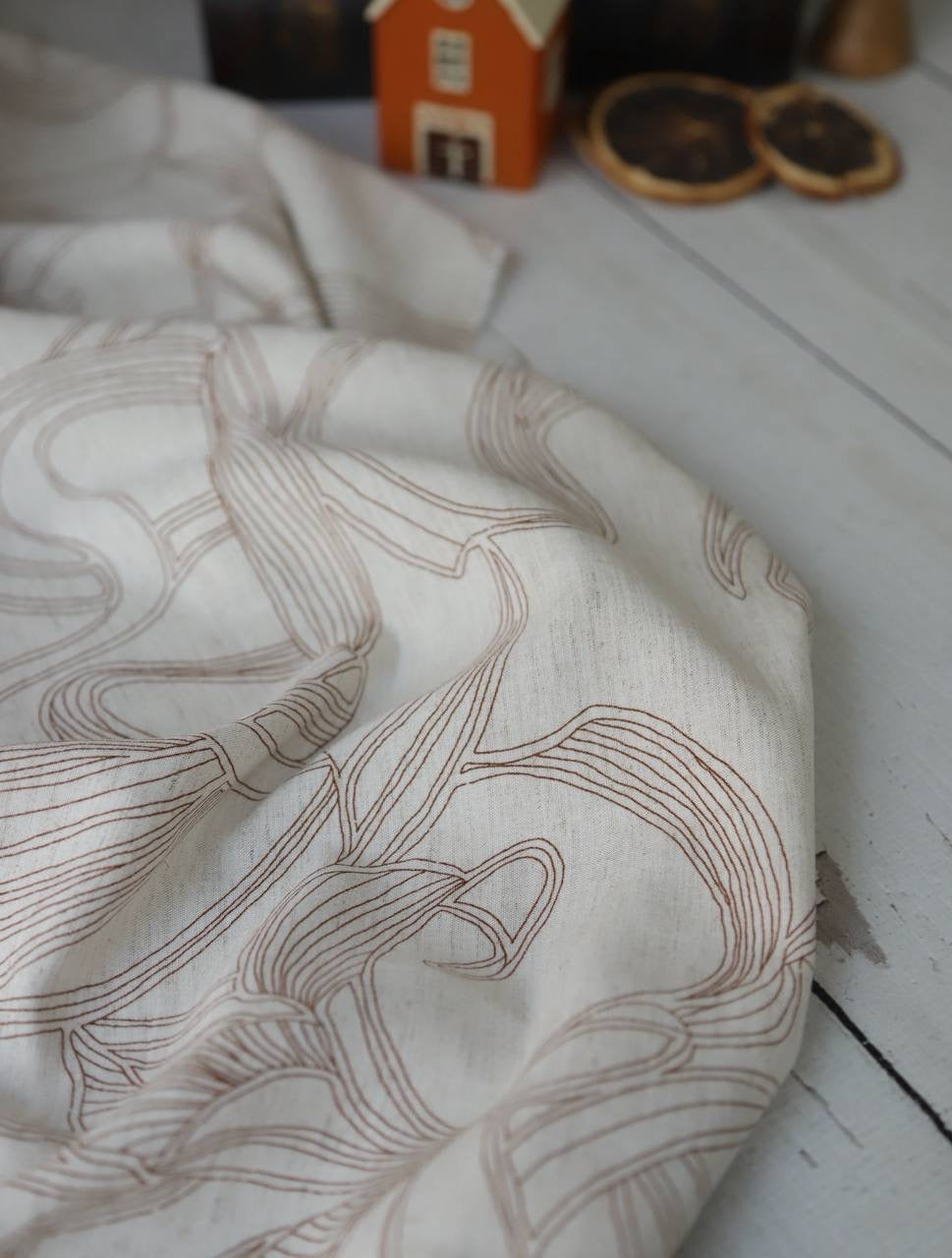 NATURAL pamuk keten 2m x 1.45m