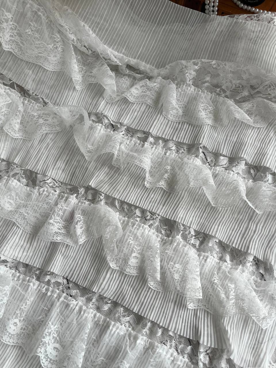 Dantel Detaylı Romantik Kumaş