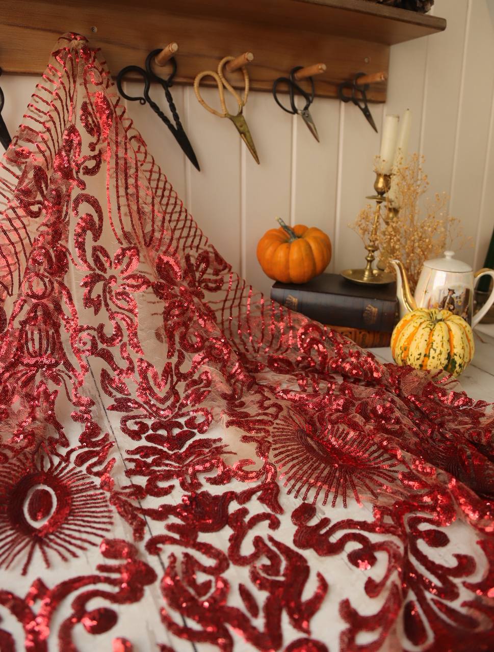 Pul İşlemeli Dantel