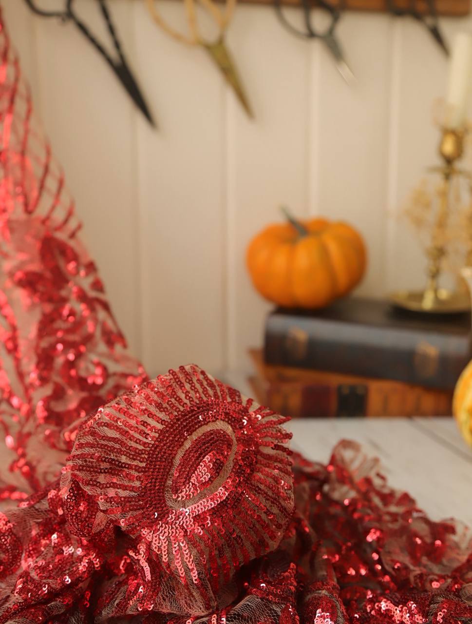 Pul İşlemeli Dantel