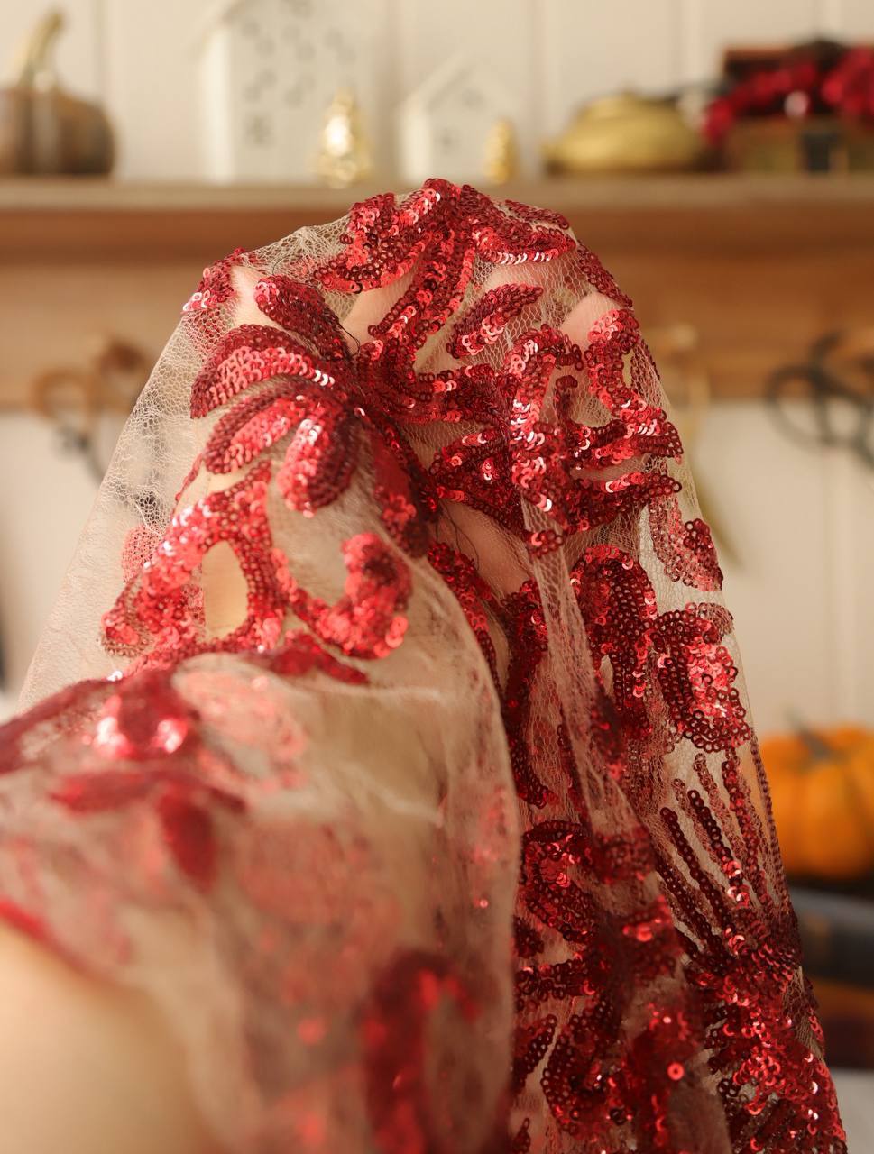 Pul İşlemeli Dantel