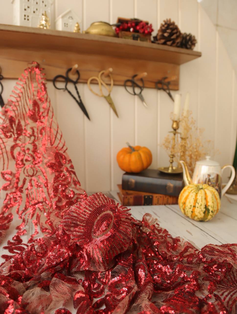 Pul İşlemeli Dantel