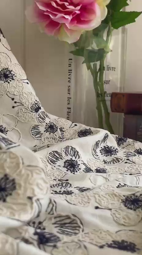 Keten Üzeri Kordoneli Kumaş