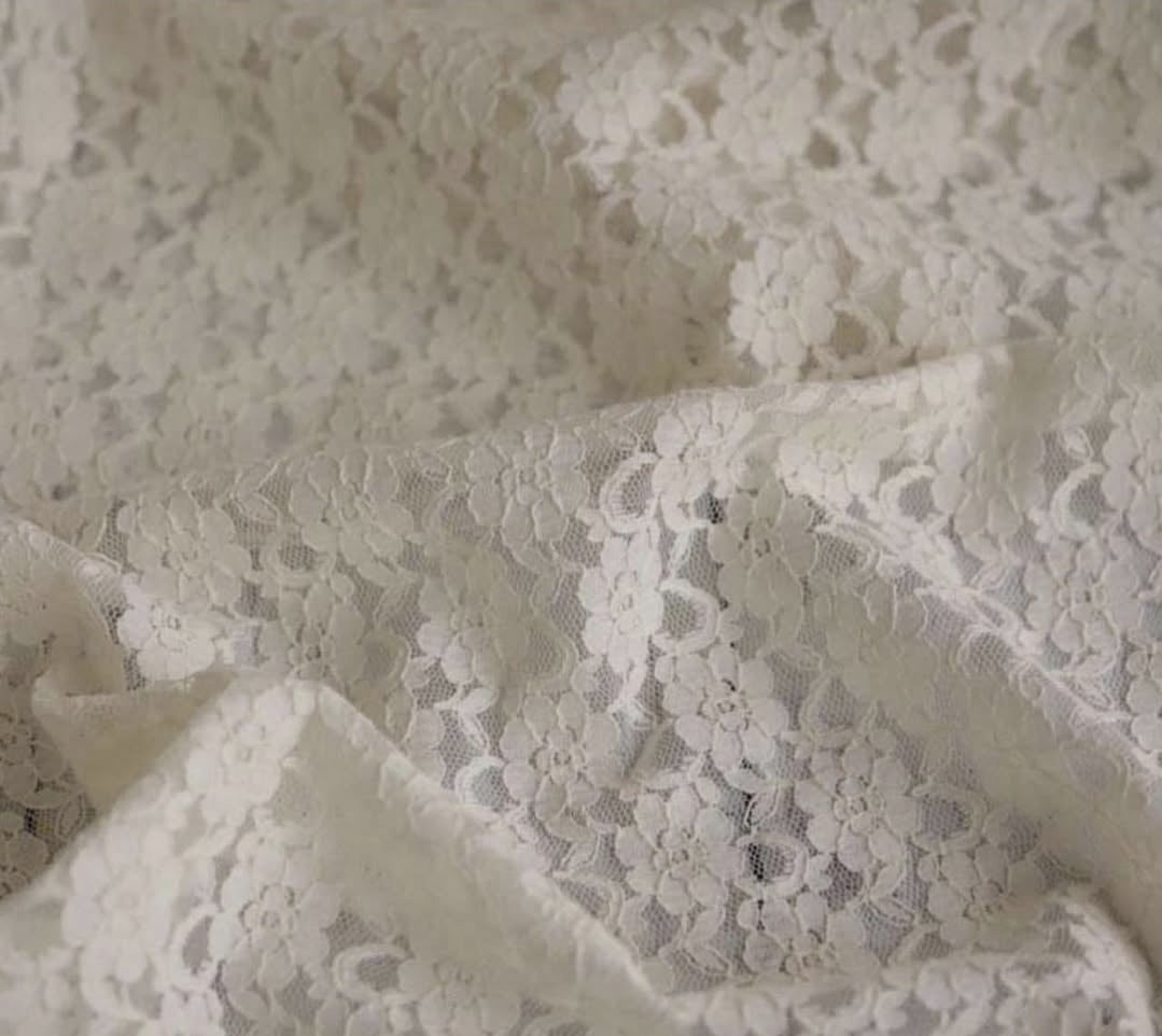 Romantik Vintage Dantel Krem Renk